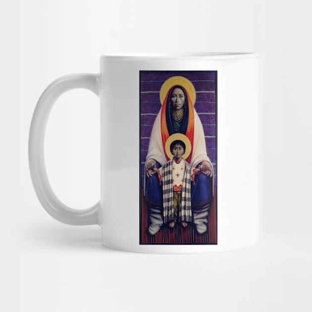 Hopi Barn Madonna & Child by JBG ICON